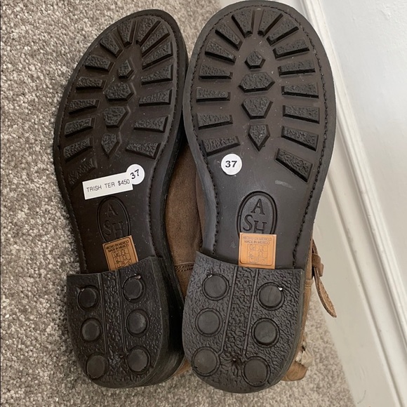 Ash studded suede biker boots - Picture 7 of 8